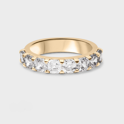 Low Luxe Asscher Cut Band
