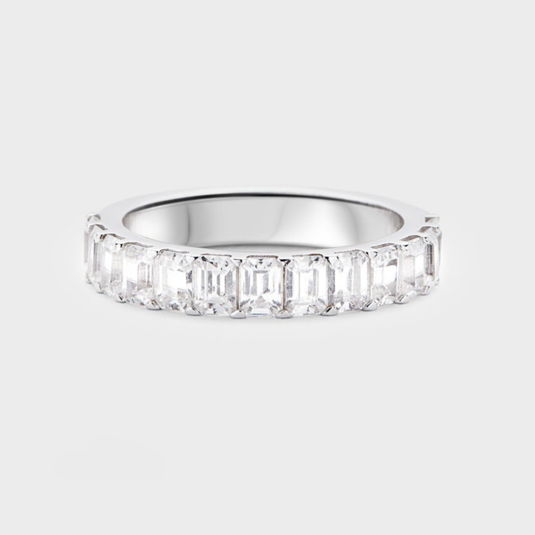 Low Luxe Emerald Cut Band