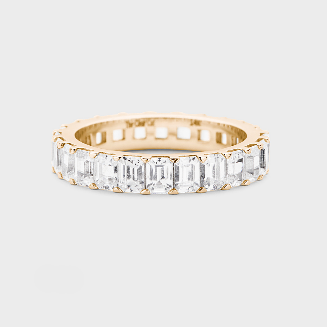 Low Luxe Emerald Cut Band