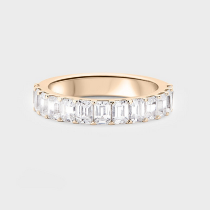 Low Luxe Emerald Cut Band