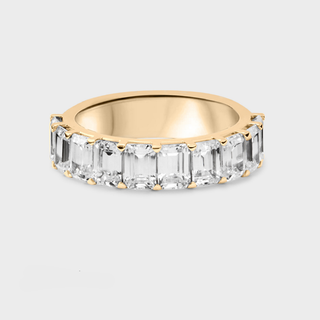 Low Luxe Emerald Cut Band