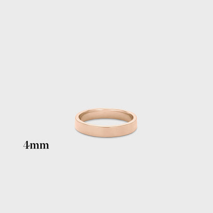 4mm | 14k rose | high polish , 4mm | 14k rose | matte , 4mm | 18k rose | high polish , 4mm | 18k rose | matte