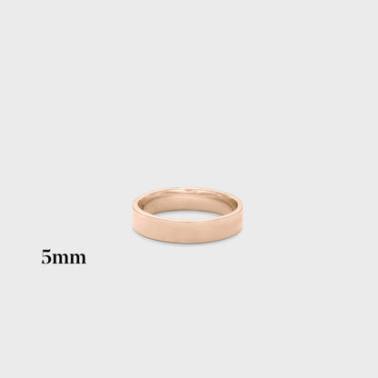 5mm | 14k rose | high polish , 5mm | 14k rose | matte , 5mm | 18k rose | high polish , 5mm | 18k rose | matte