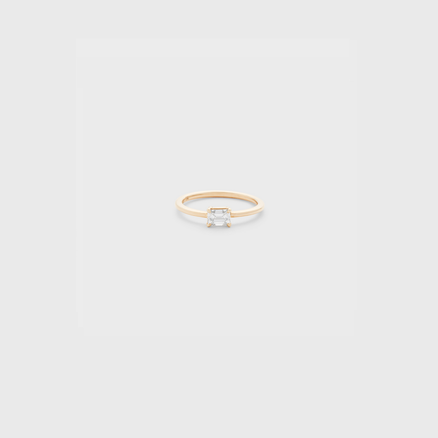 Eastbound Emerald Cut Ring