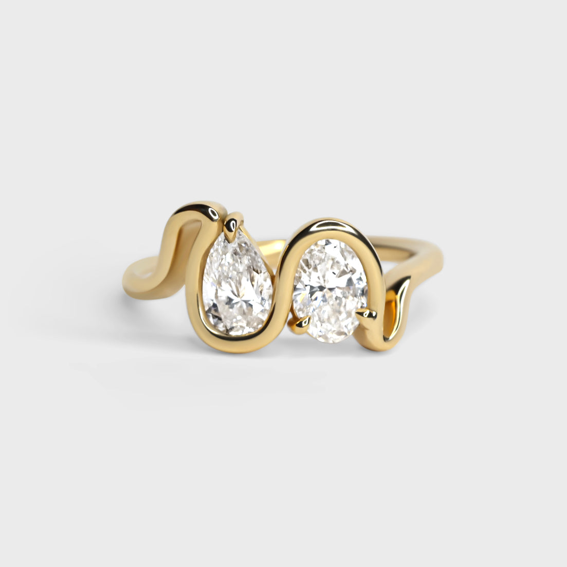 Ivy Diamond Toi et Moi Ring