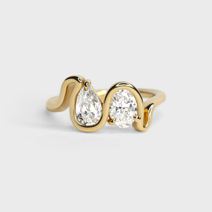 Ivy Diamond Toi et Moi Ring