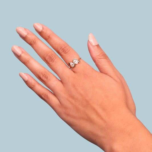 Ivy Diamond Toi et Moi Ring