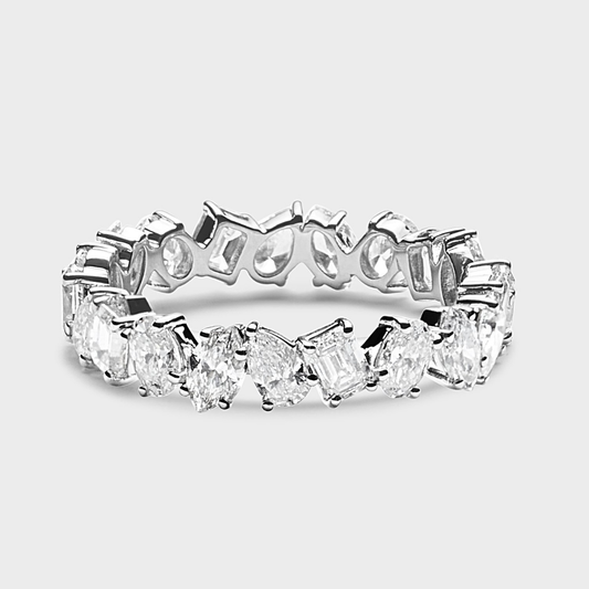 Mixed Fancy Shape Diamond Band
