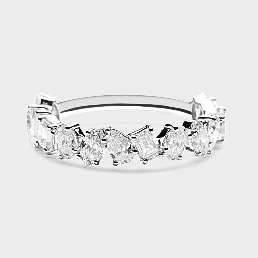 Mixed Fancy Shape Diamond Band