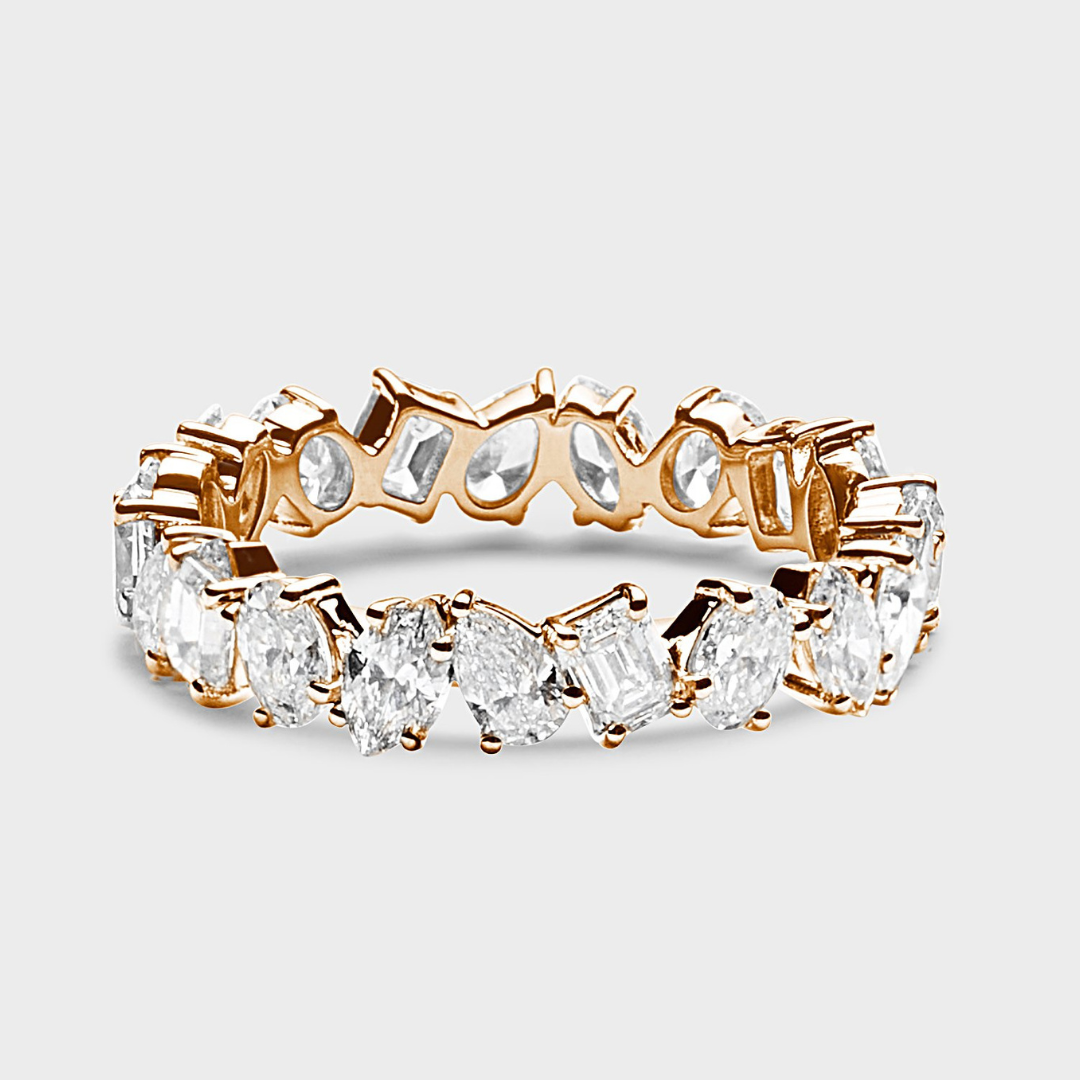 Mixed Fancy Shape Diamond Band
