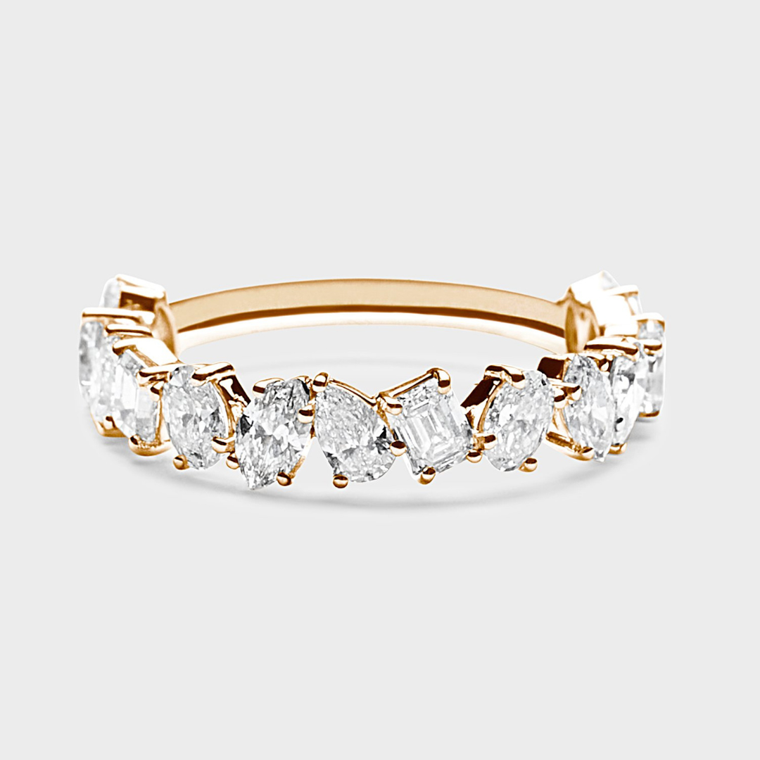 Mixed Fancy Shape Diamond Band