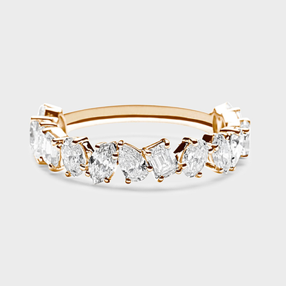 Mixed Fancy Shape Diamond Band