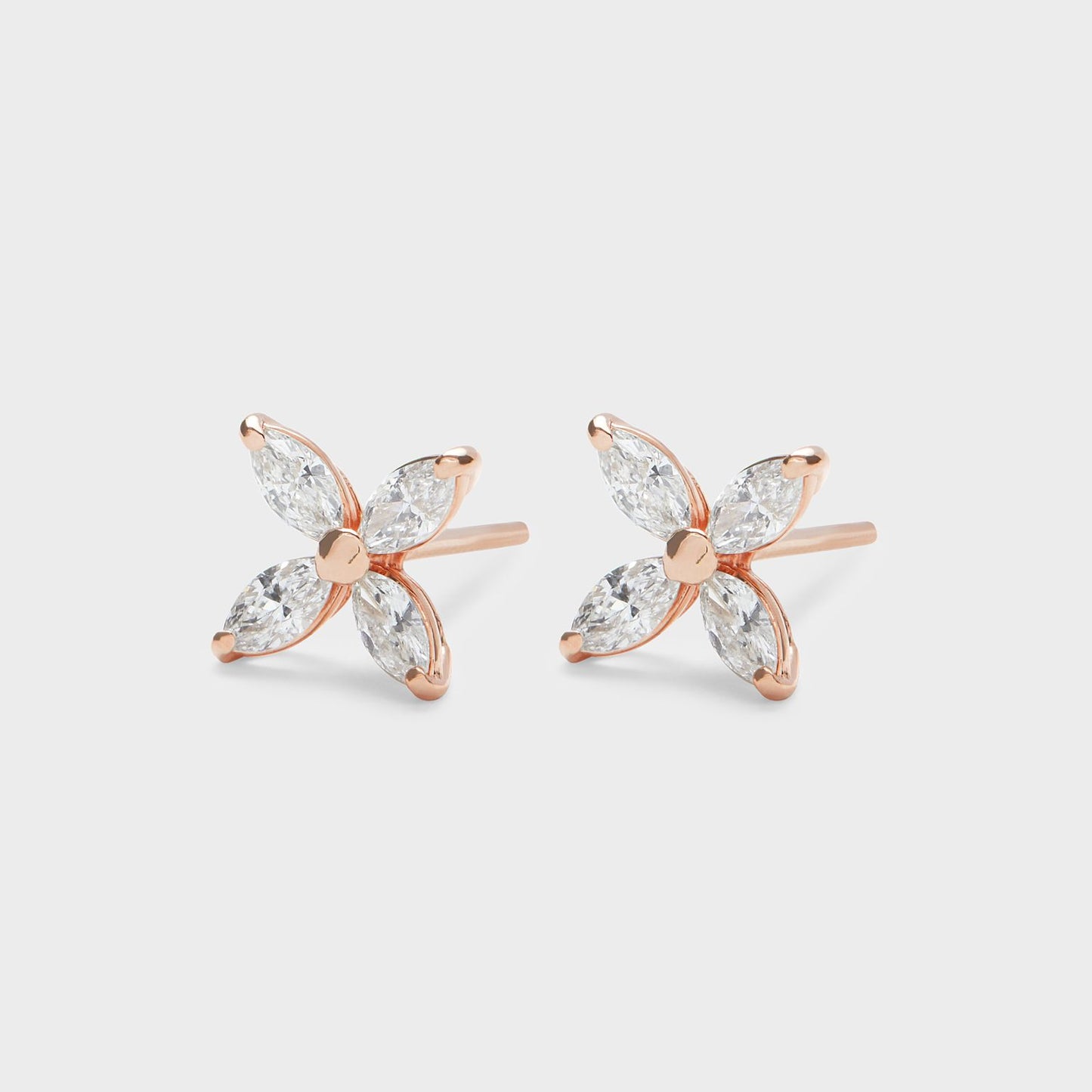 Marquise Diamond Studs