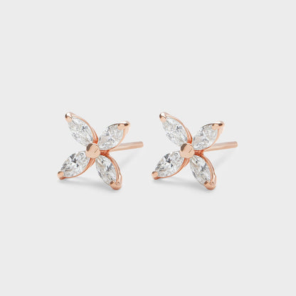 Marquise Diamond Studs
