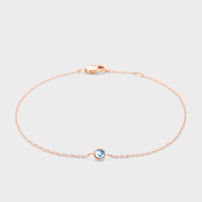 Gemstone Petite Bezel Bracelet