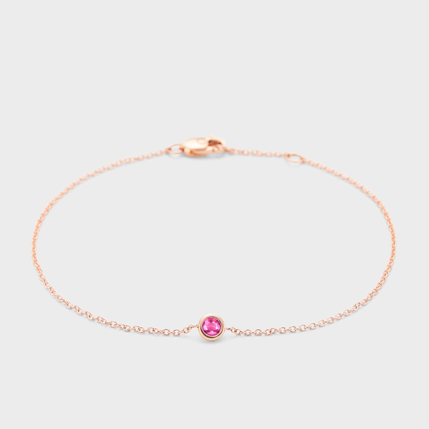 Gemstone Petite Bezel Bracelet