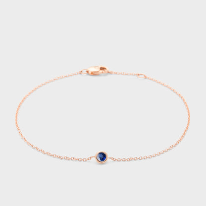 Gemstone Petite Bezel Bracelet