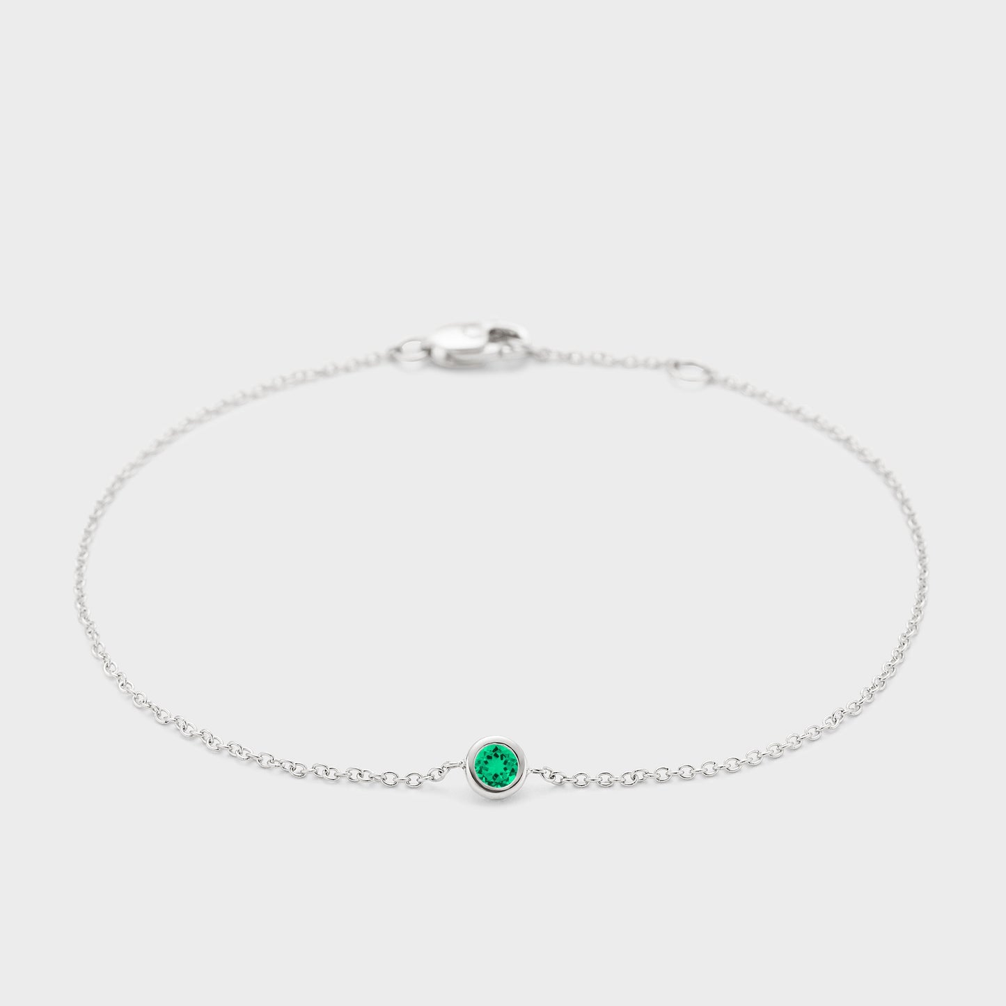 Gemstone Petite Bezel Bracelet