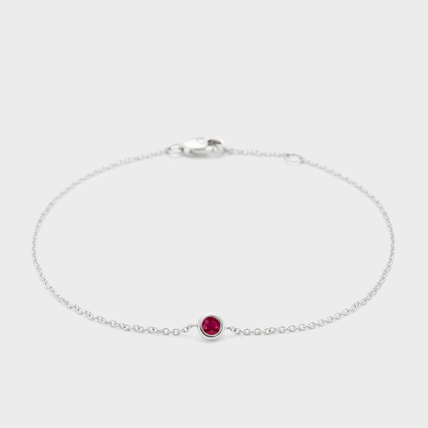 Gemstone Petite Bezel Bracelet