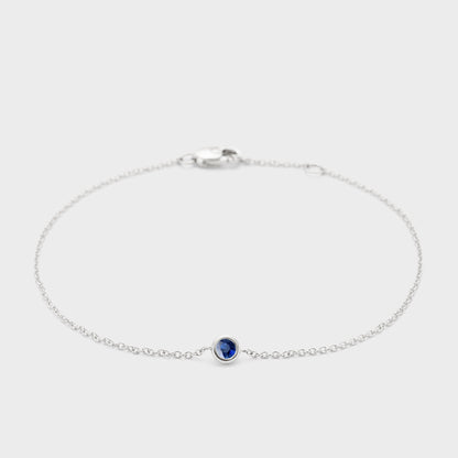Gemstone Petite Bezel Bracelet