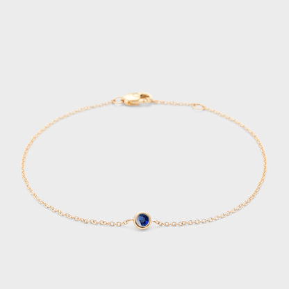 Gemstone Petite Bezel Bracelet
