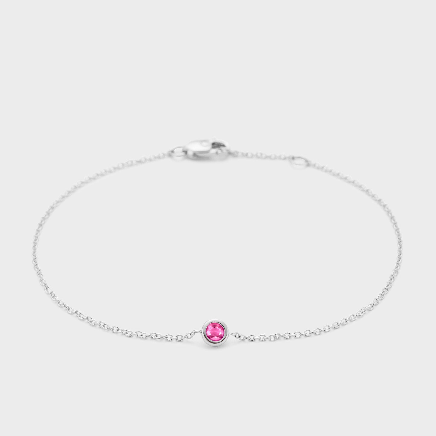 Gemstone Petite Bezel Bracelet