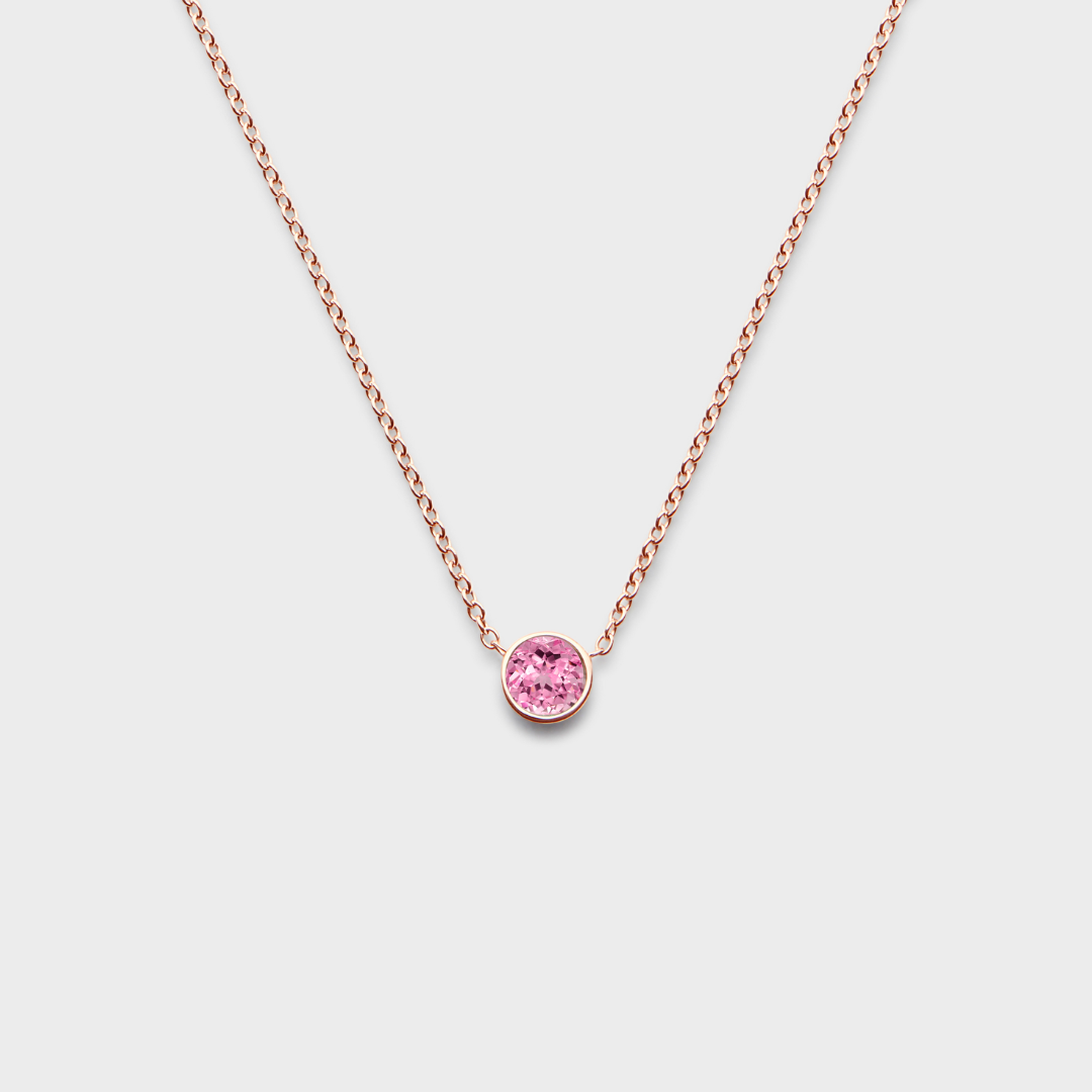 Gemstone Classic Bezel Pendant