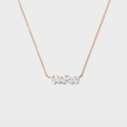 Mixed Fancy Shaped Diamond Necklace