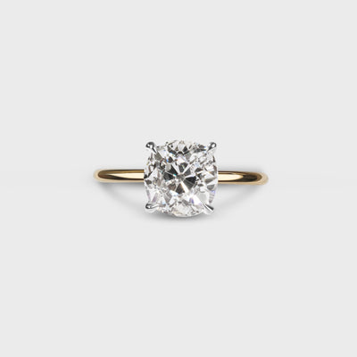2.13ct Old Mine Engagement Ring