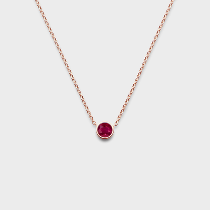 Gemstone Classic Bezel Pendant