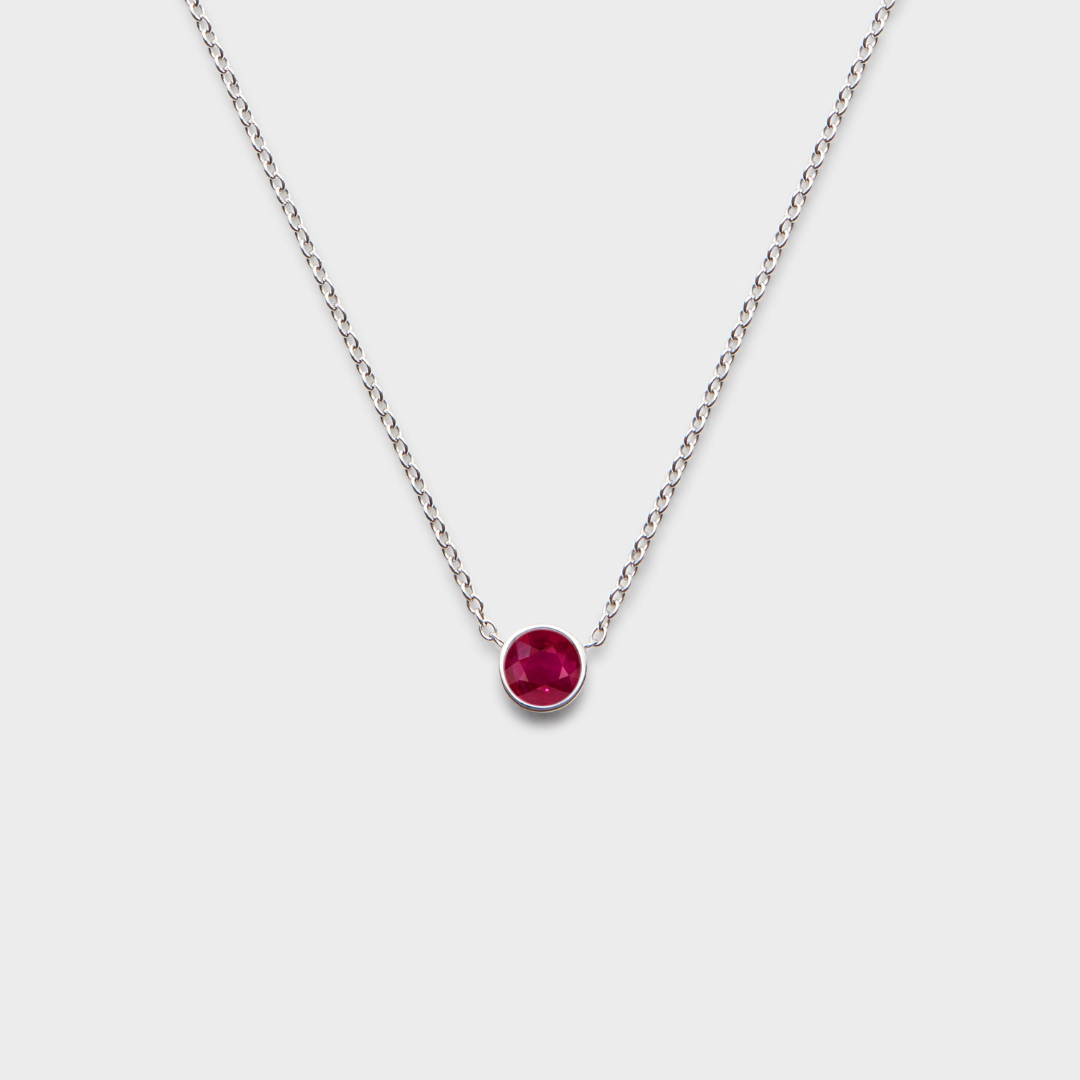 Gemstone Classic Bezel Pendant