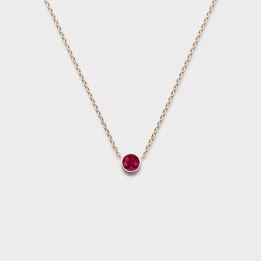 Gemstone Classic Bezel Pendant