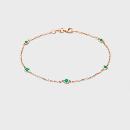 Gemstone Station Bracelet