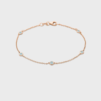 Gemstone Station Bracelet