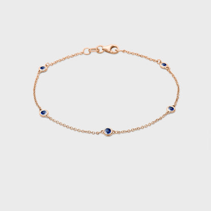 Gemstone Station Bracelet