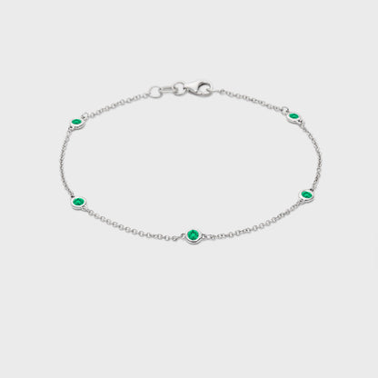 Gemstone Station Bracelet
