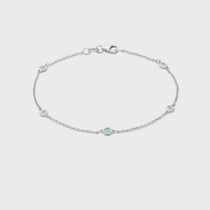 Gemstone Station Bracelet