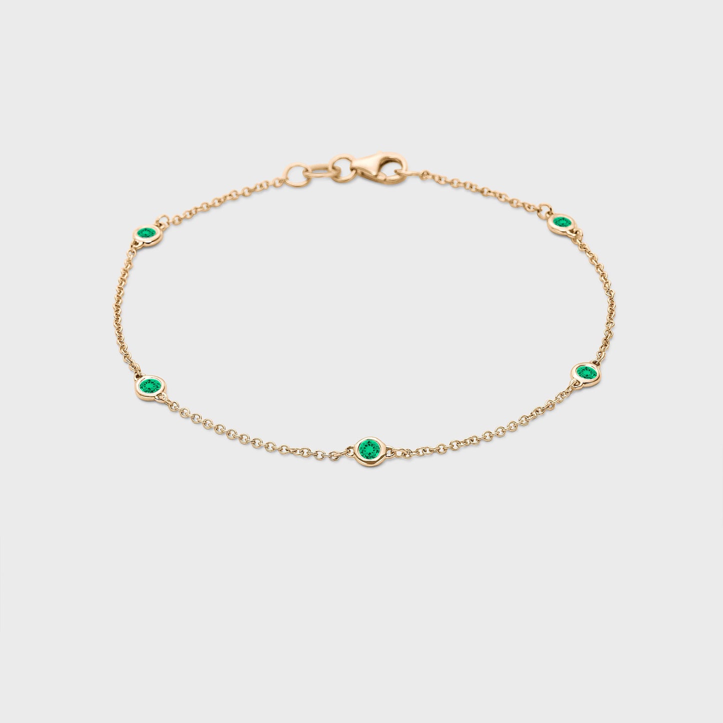 Gemstone Station Bracelet
