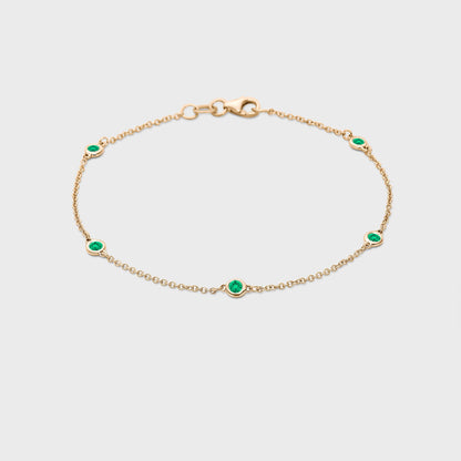 Gemstone Station Bracelet