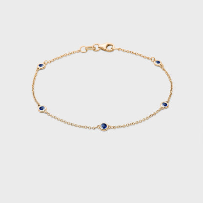 Gemstone Station Bracelet