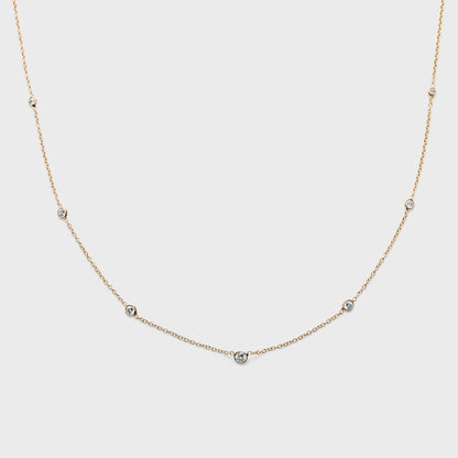 Diamond Station Necklace