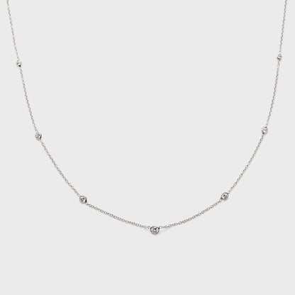 Diamond Station Necklace