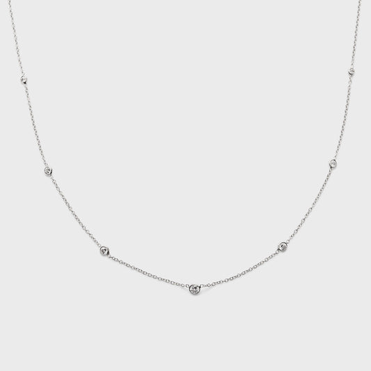 Diamond Station Necklace