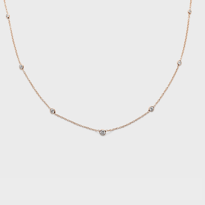 Diamond Station Necklace