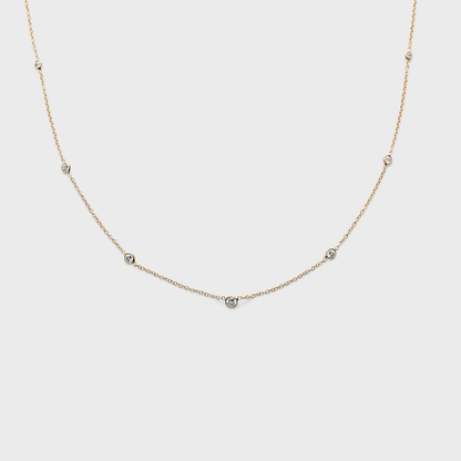 Diamond Station Necklace