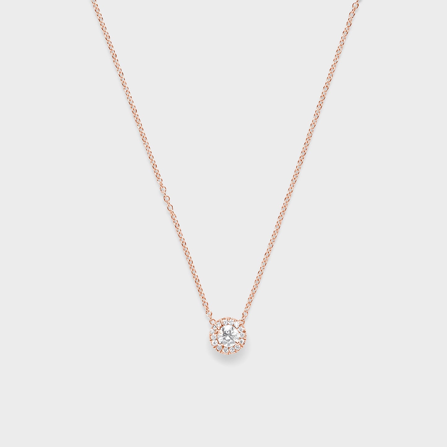 Diamond Halo Pendant