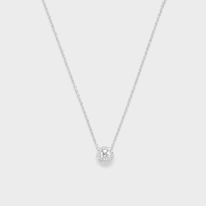 Diamond Halo Pendant
