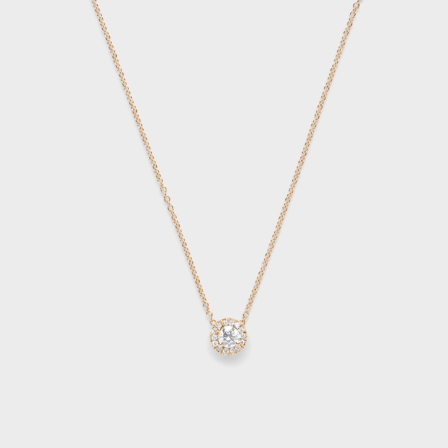 Diamond Halo Pendant