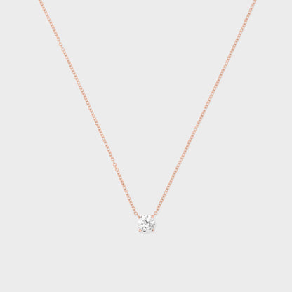 Classic Round Diamond Pendant