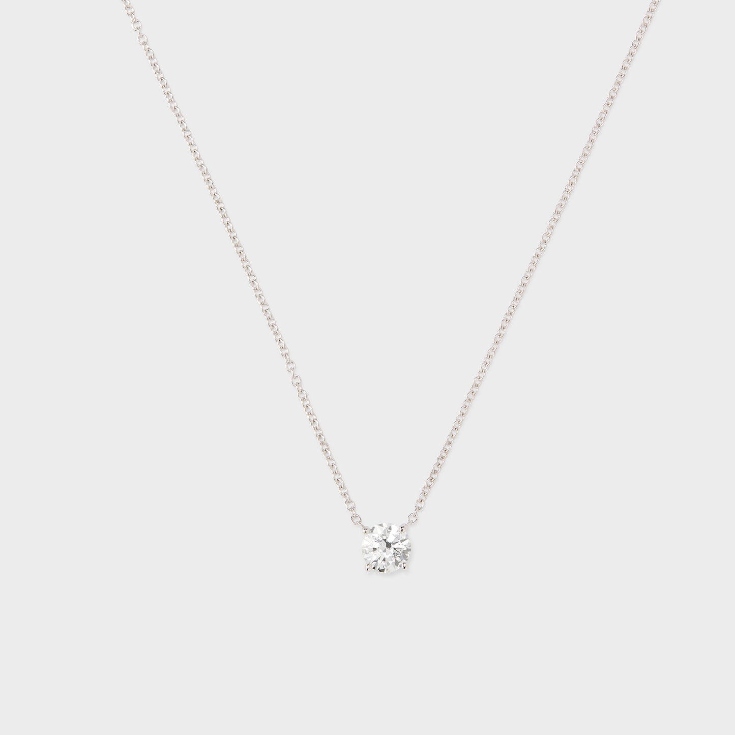 Classic Round Diamond Pendant